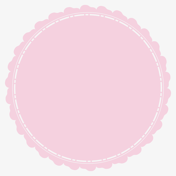 可爱粉色蕾丝标签框