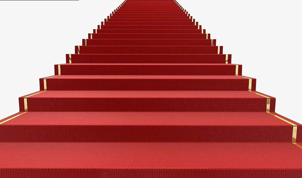 楼梯  红色