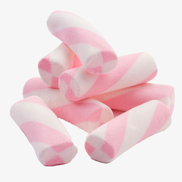 粉红色棉花糖果