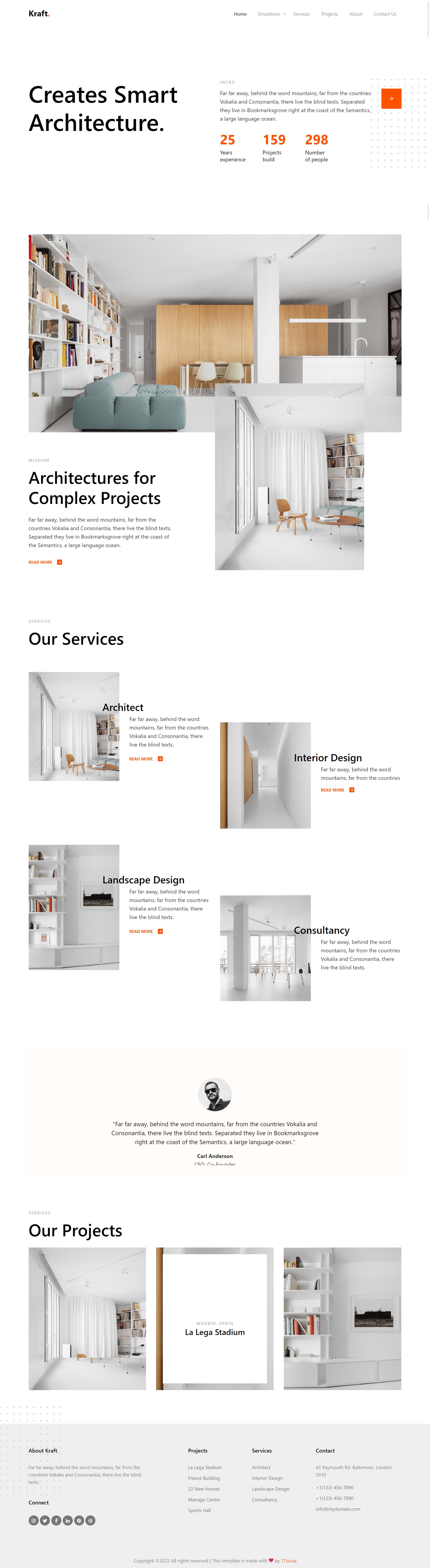 装修公司网站设计，简洁的建筑设计网站模板