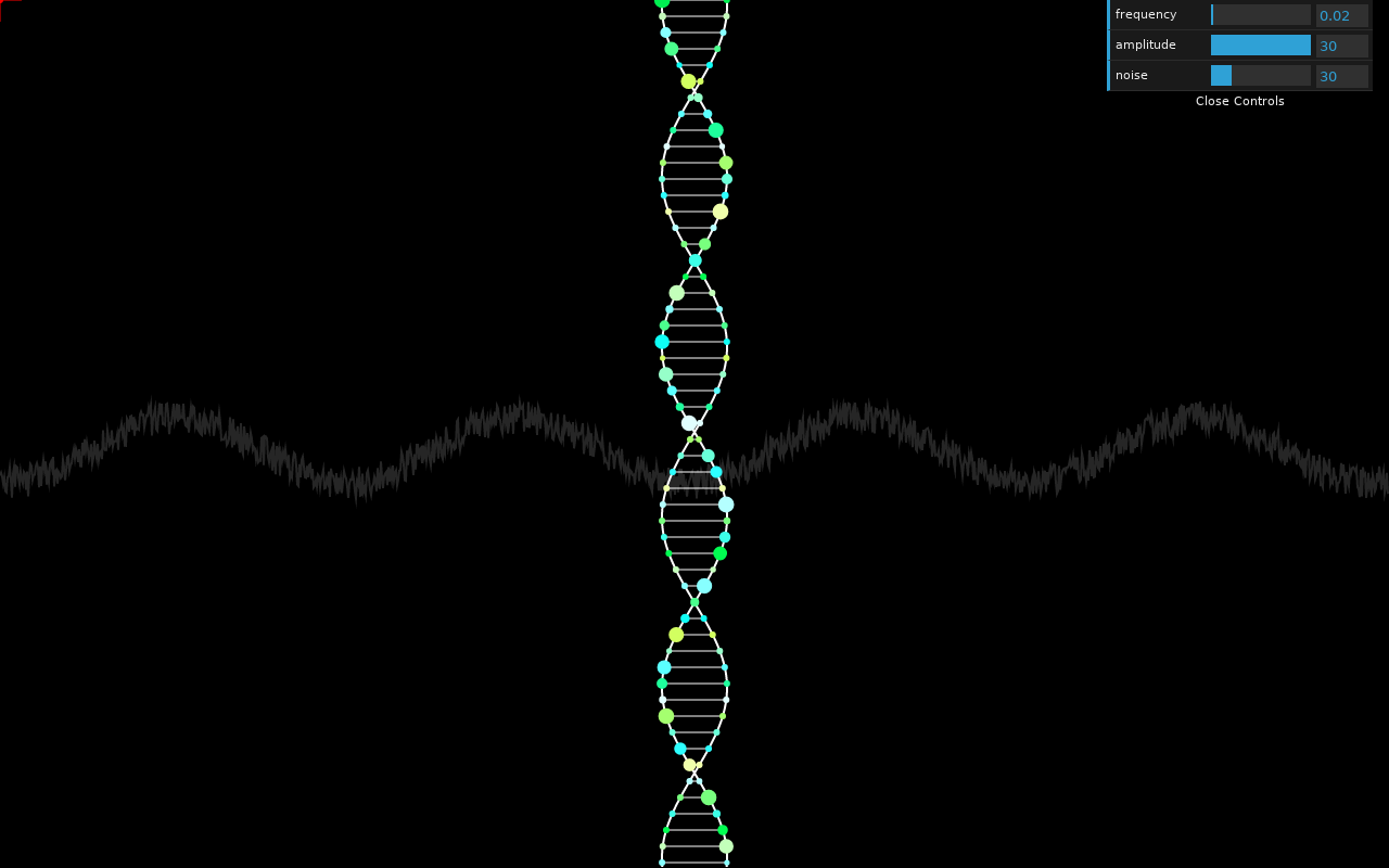 DNA合成动画，简单的css动画效果素材