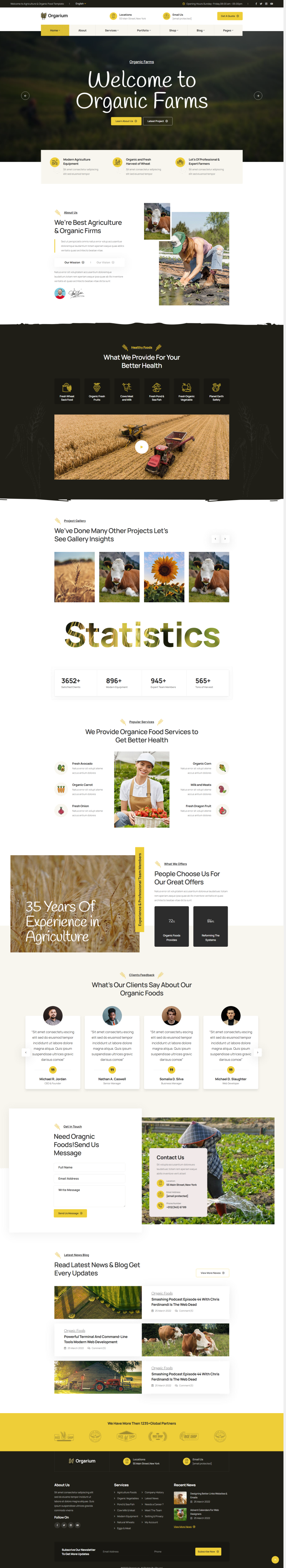 农业网站模板设计，高质量的农产品网页设计代码