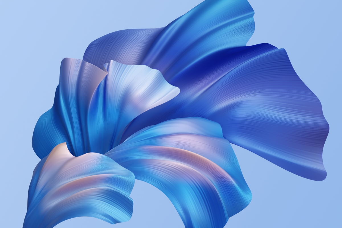 华为MateBook X Pro官方高清原图，蓝色魅力壁纸，3120x2080超高清下载