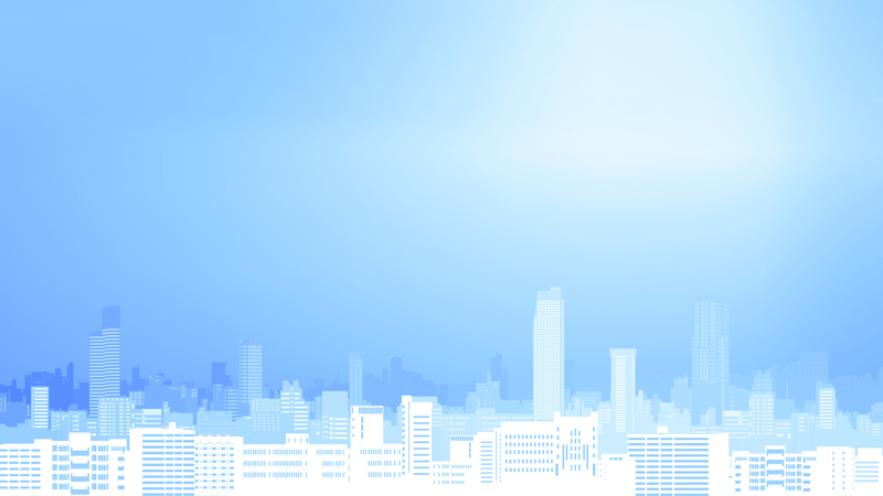 蓝色清新的城市背景