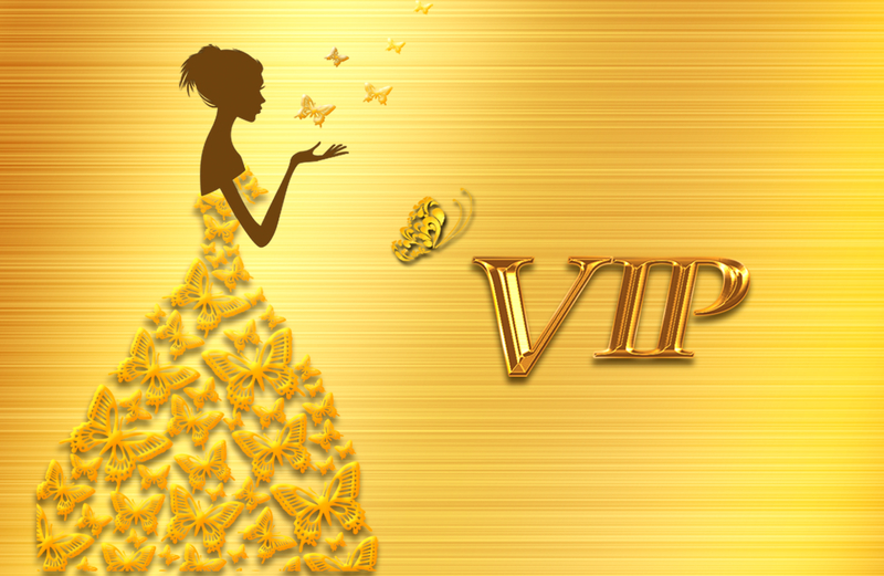金色VIP 会员卡背景素材