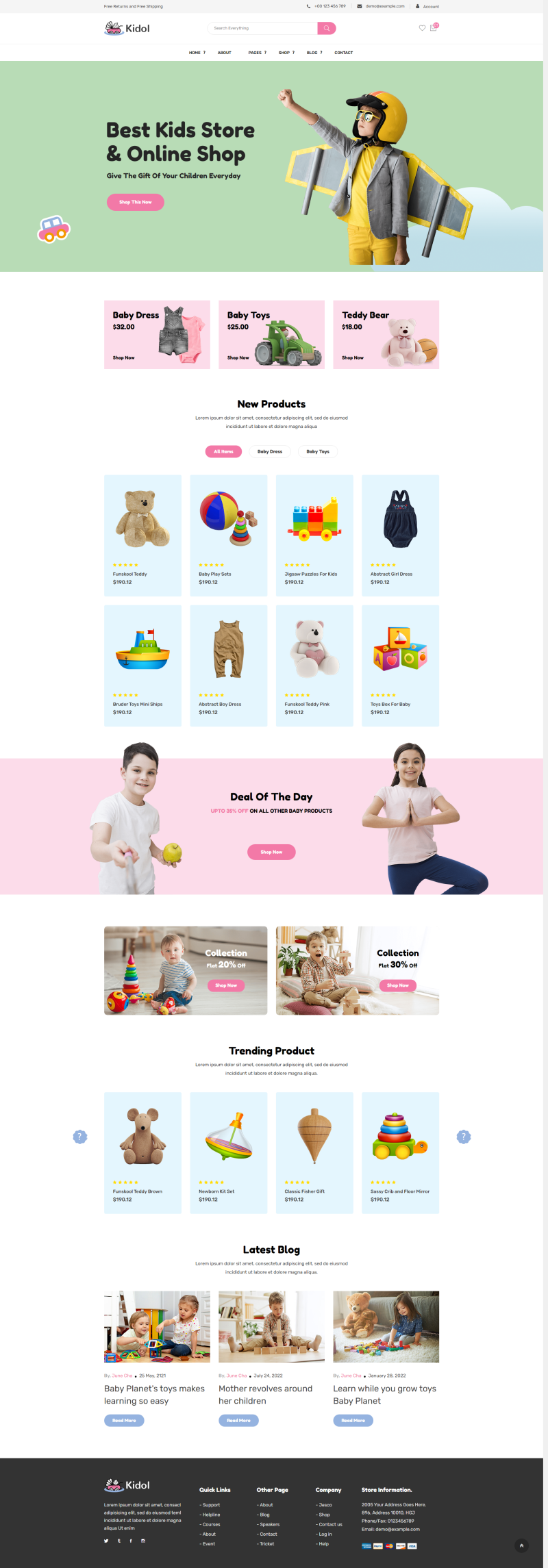 儿童玩具网页设计，玩具商城网站源码下载