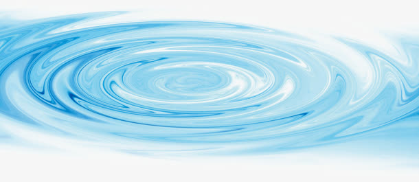 蓝色水波创意设计漩涡