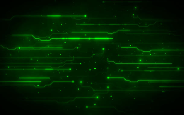 绿色科技感光线电路板