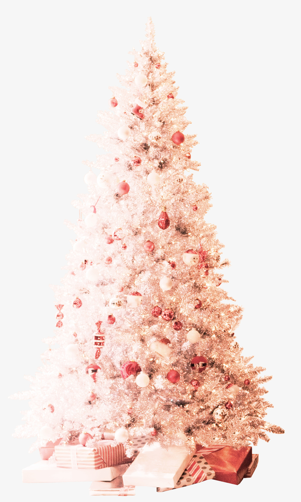 粉色创意圣诞树