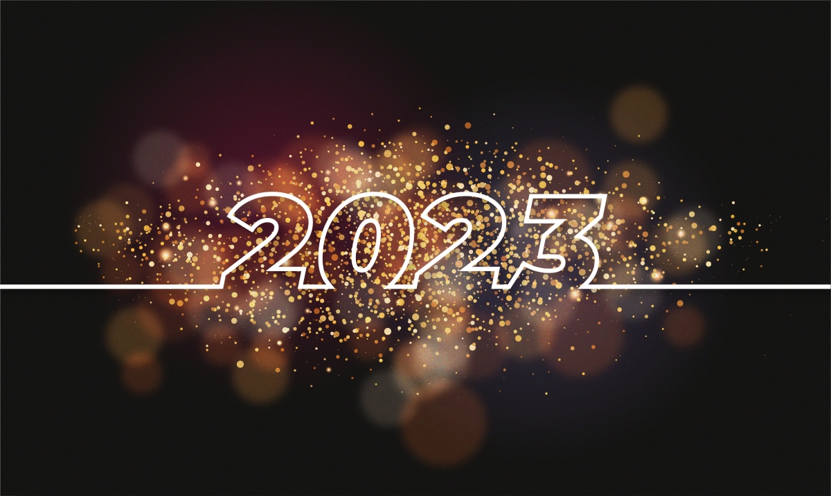 2023 新年 个性 数字 背景 5k 壁纸 图片