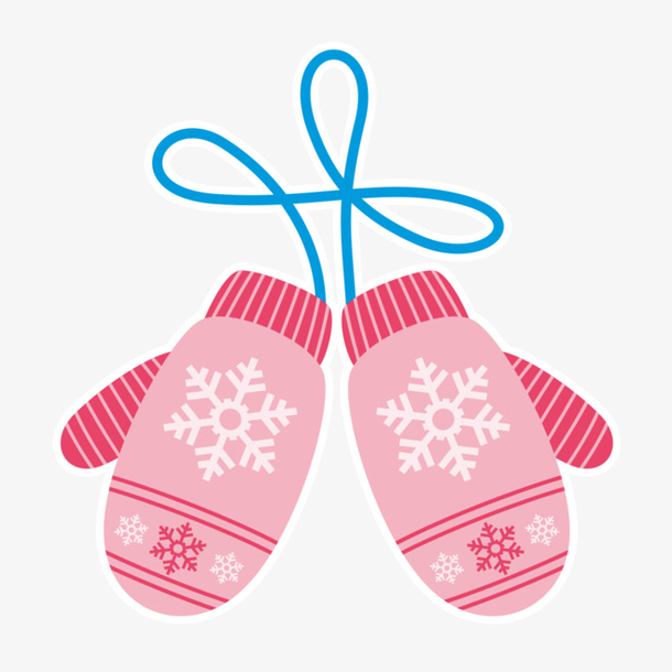 圣诞素材-雪花手套