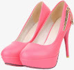 粉色甜美高跟鞋女鞋电商活动