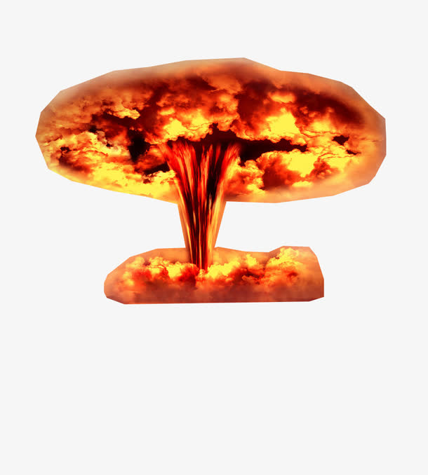 核爆炸蘑菇云硝烟