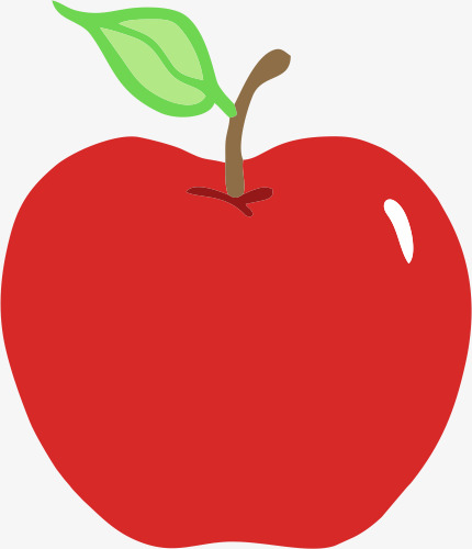 红苹果矢量卡通