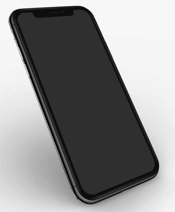 黑色iPhonex苹果智能手机
