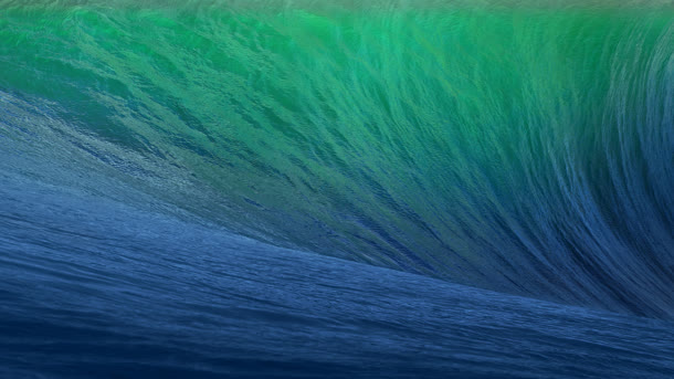 绿蓝色渐变海浪壁纸