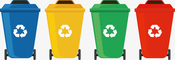 分类可回收垃圾桶