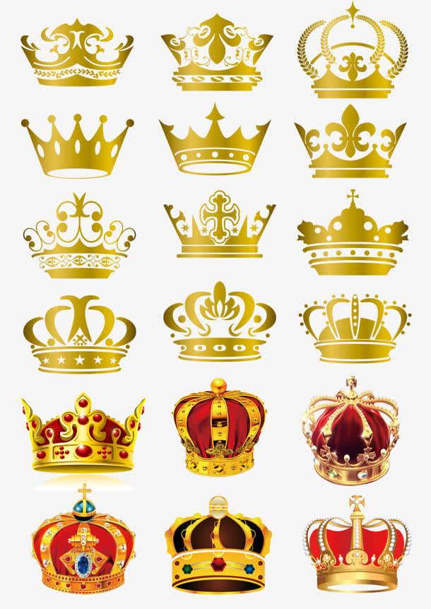金色皇冠品质图标