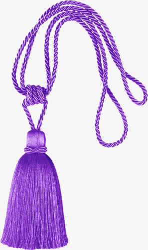 活跃紫色绳子打结