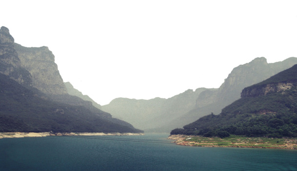 云台山绝美山水，高清PNG透明背景风景图片，摄影素材下载