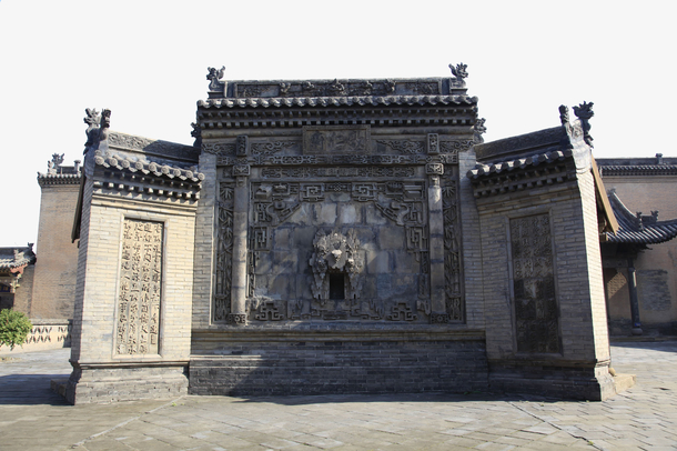 中国传统古迹墙檐