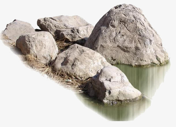 河边的石头
