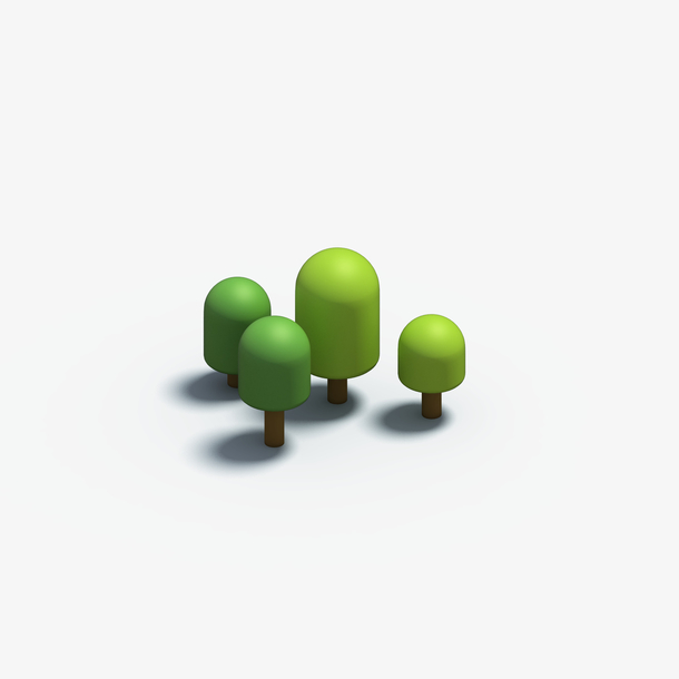 C4D树木与植物3D模型