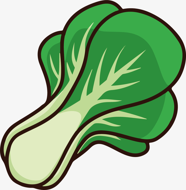 卡通插画健康蔬菜素材