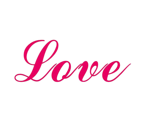 Love-themed Transparent PNG Images: High-Res Pink Fonts & Elements for Free Download