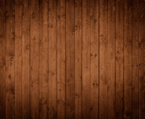 棕色木纹木板海报