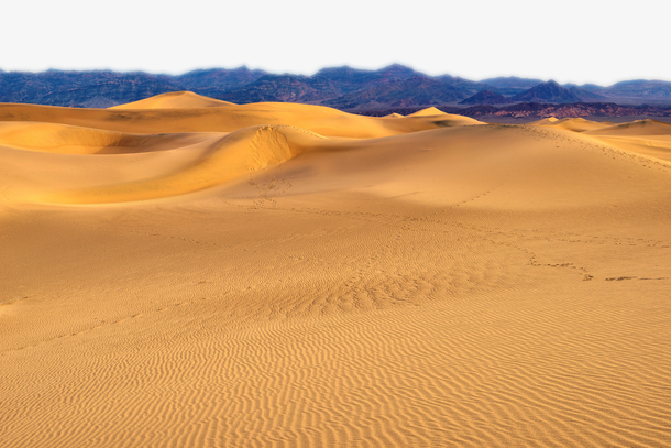 一望无垠的撒哈拉沙漠高清摄影