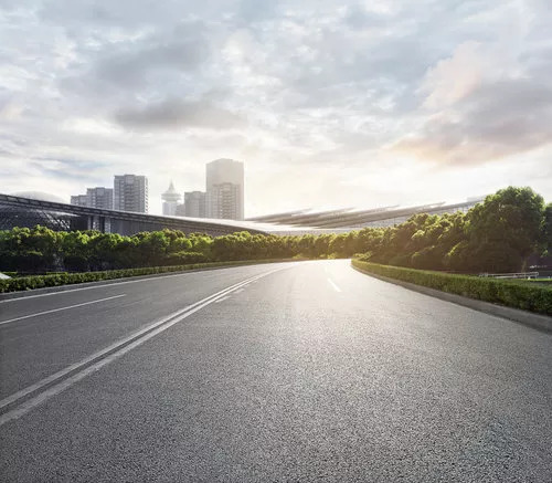 高清PNG汽车公路大道背景图，透明元素摄影风景素材下载