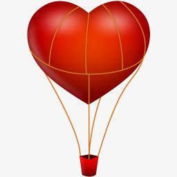 情人节红心热气球装饰