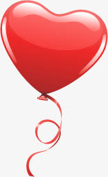 红色卡通气球