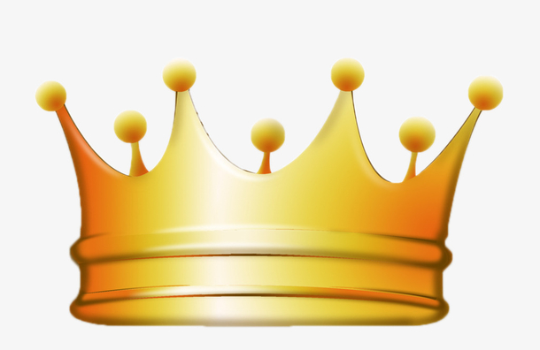 金色免抠皇冠素材