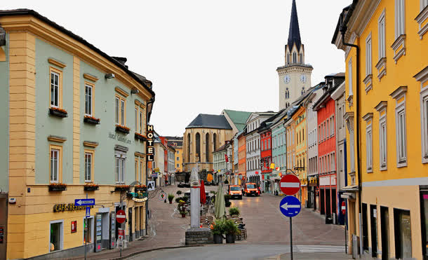 奥地利小镇街景