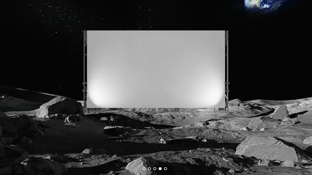 灰色月球石头屏幕