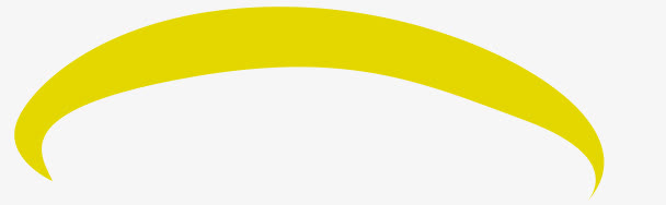 流畅线条黄色简约形状