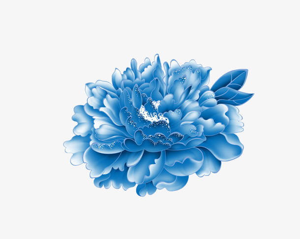 蓝色小花朵儿