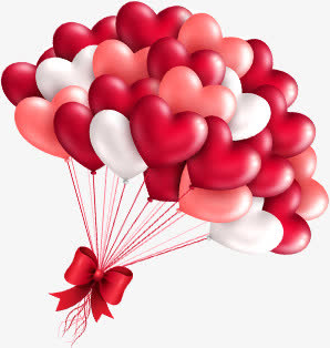 淘宝卡通爱心形状热气球