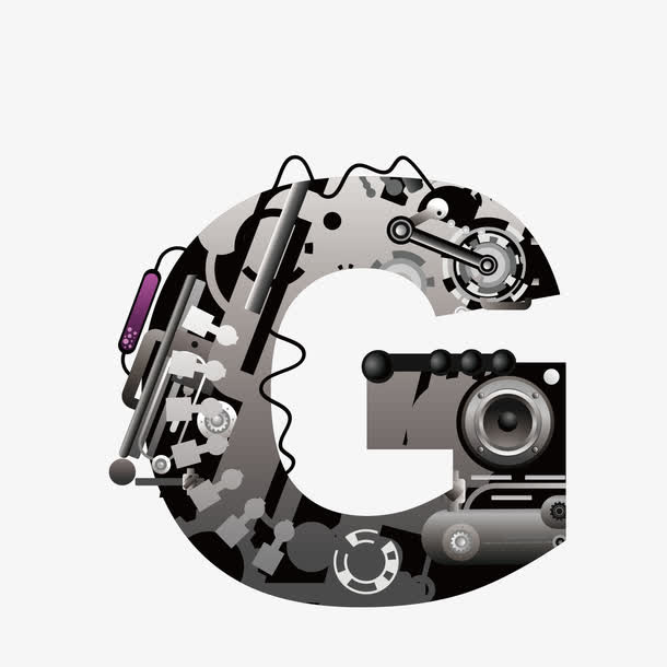 机械创意字母G