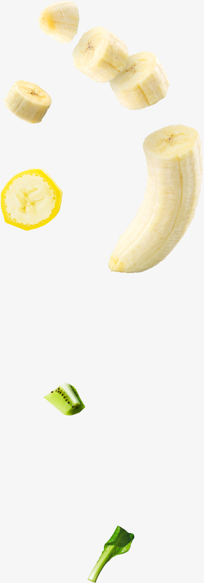 香蕉 柠檬 切片 一段