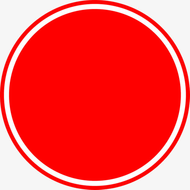 红色创意扁平风格圆圈圈