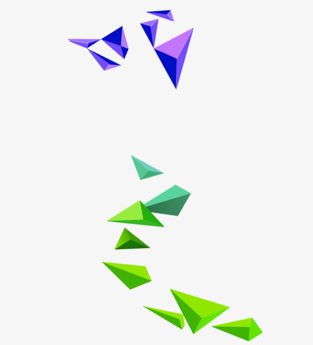 三角菱形装饰元素