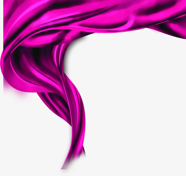 紫色丝带开业装饰