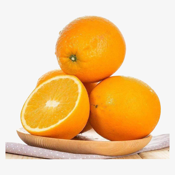 脐橙，橙子，一盘橙子，赣南脐橙