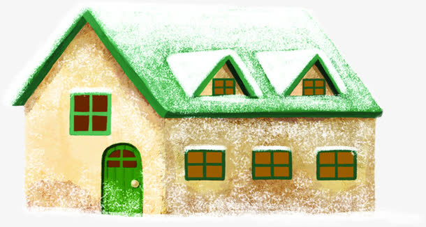 绿色房屋圣诞图片