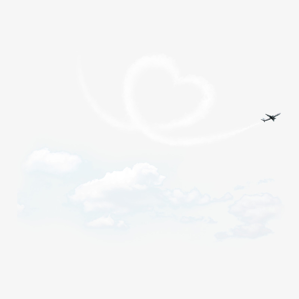 飞机与飞机云