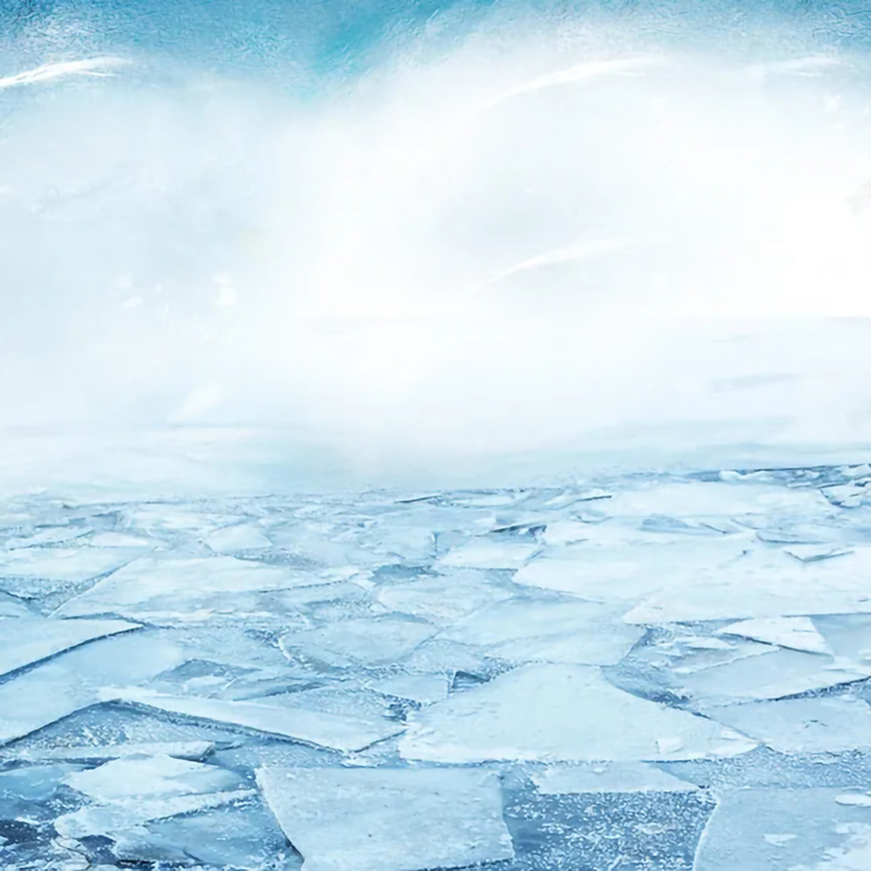 极地冰块空调主图背景素材