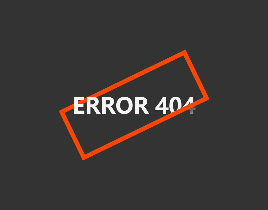 404错误页面设计，404错误页面设计素材